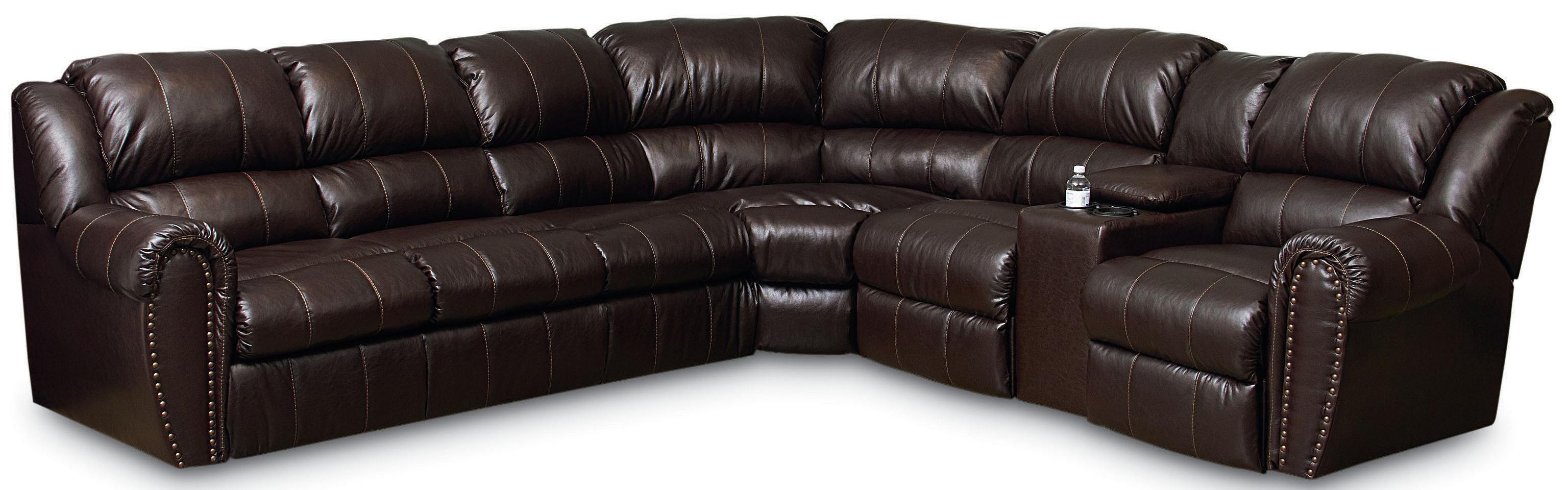 Lane Summerlin Traditional Reclining Sectional Sofa with Sleeper and